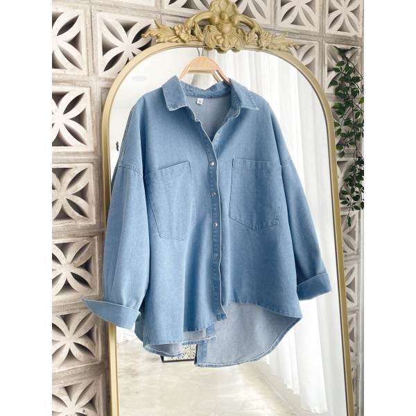 Addison Denim Top